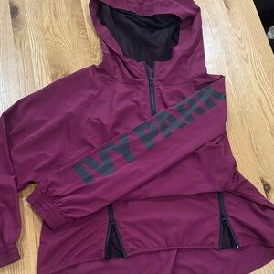 IVY PARK Hooded Jacket with Logo Beyoncé M Windbreaker plum purple